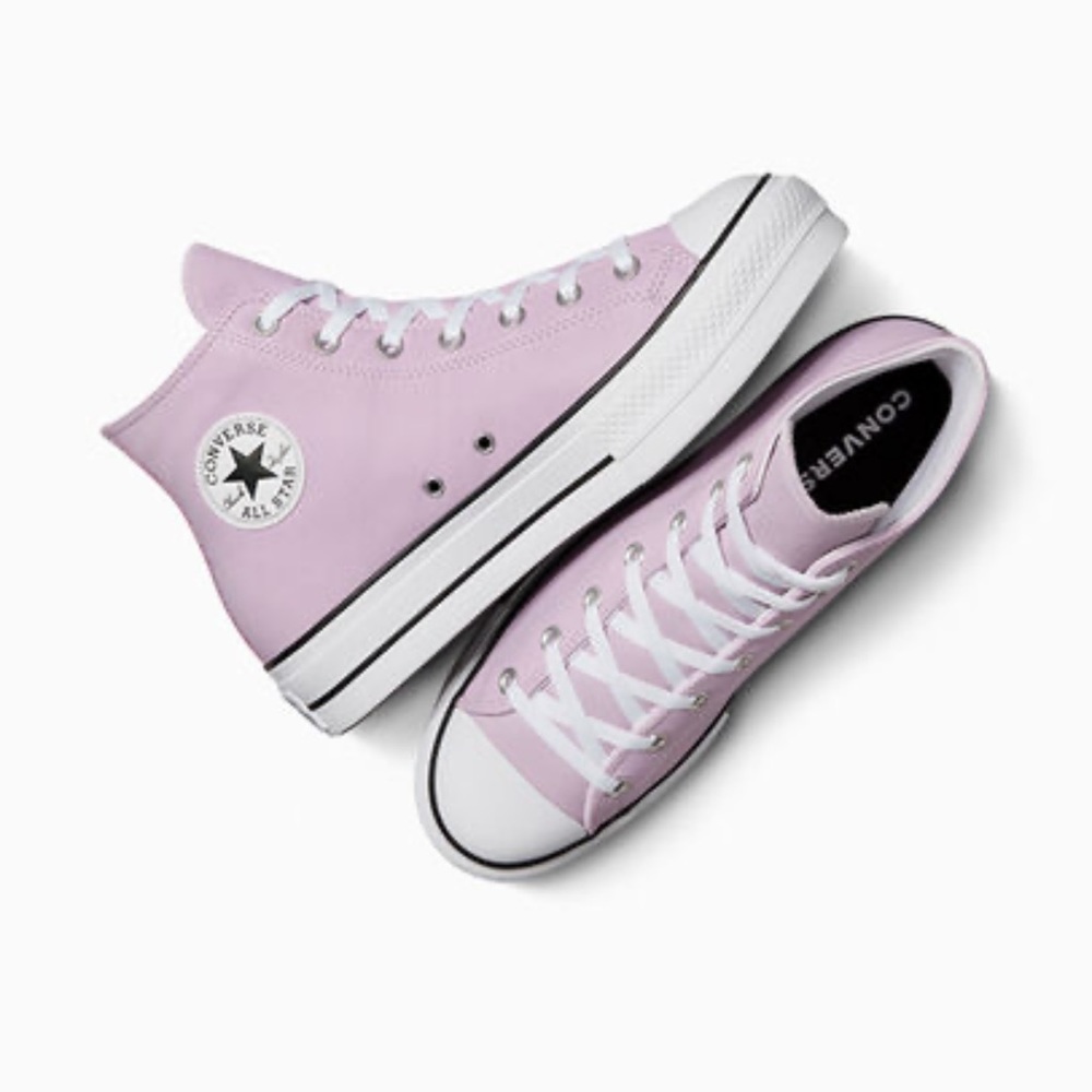 Converse All-Star Lift Platform in Pale Amethyst